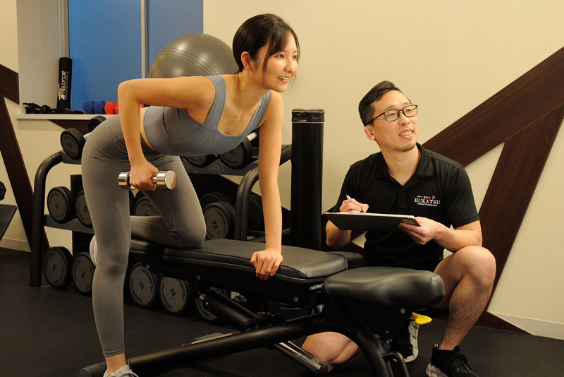 一緒にジムに通う